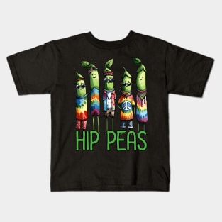 Hip Peas Hippie Peace Design Kids T-Shirt